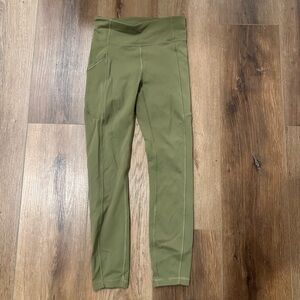 lululemon athletica Olive Green Leggings